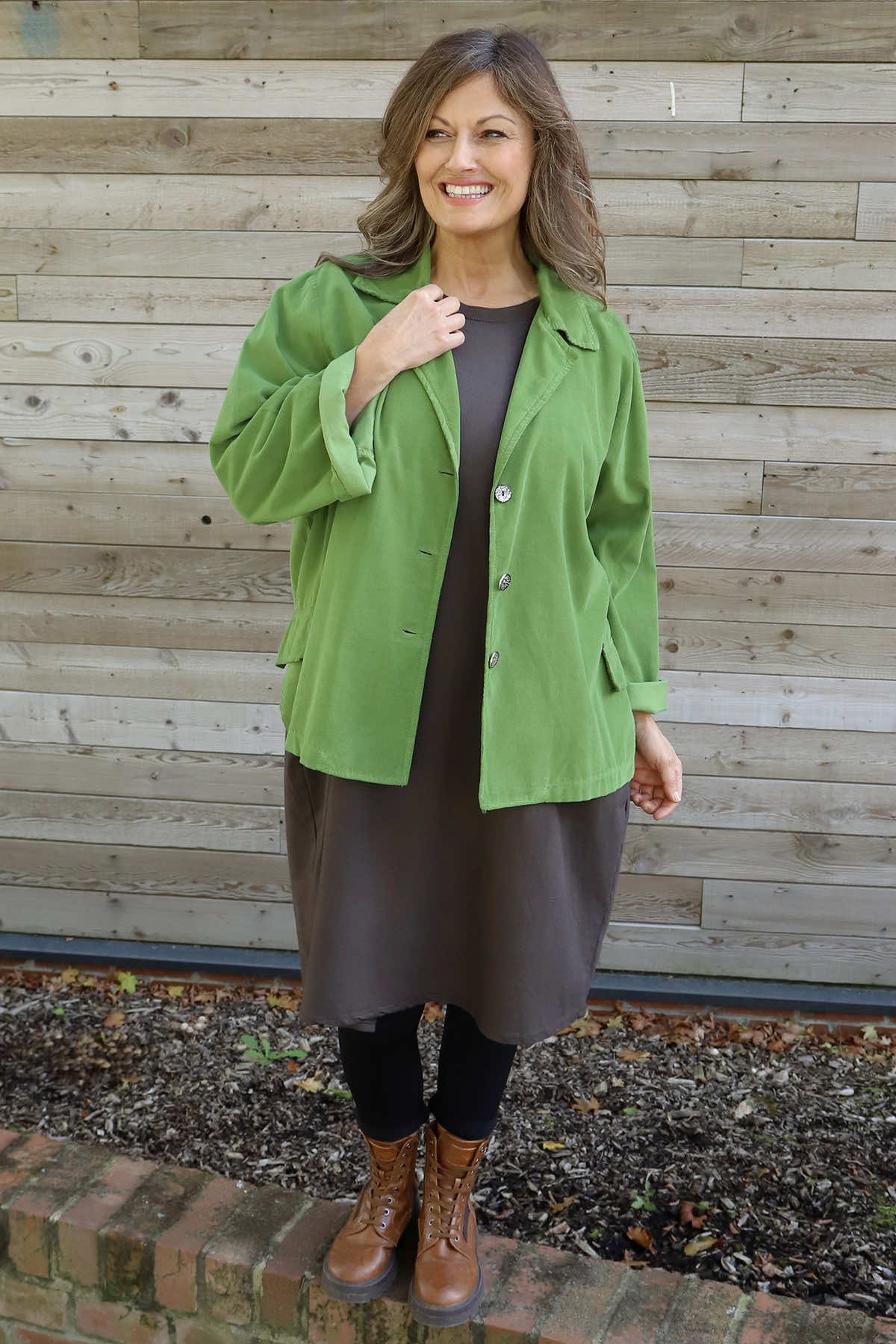 Annika Cotton Dress Cocoa