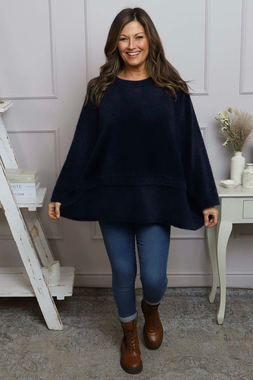 Evora A-Line Jumper Navy - Image 3