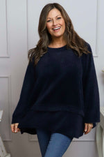 Evora A-Line Jumper Navy Navy - Evora A-Line Jumper Navy