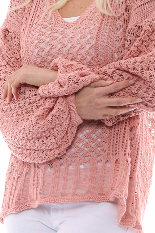 Mckinley Crochet Top Pink - Image 5