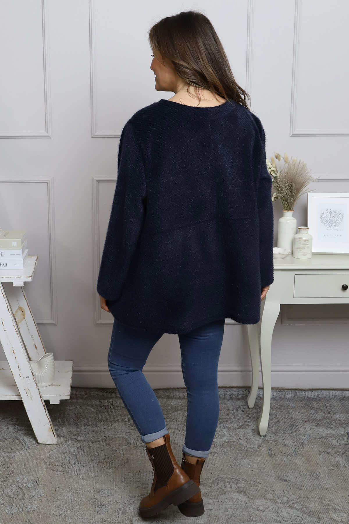 Evora A-Line Jumper Navy