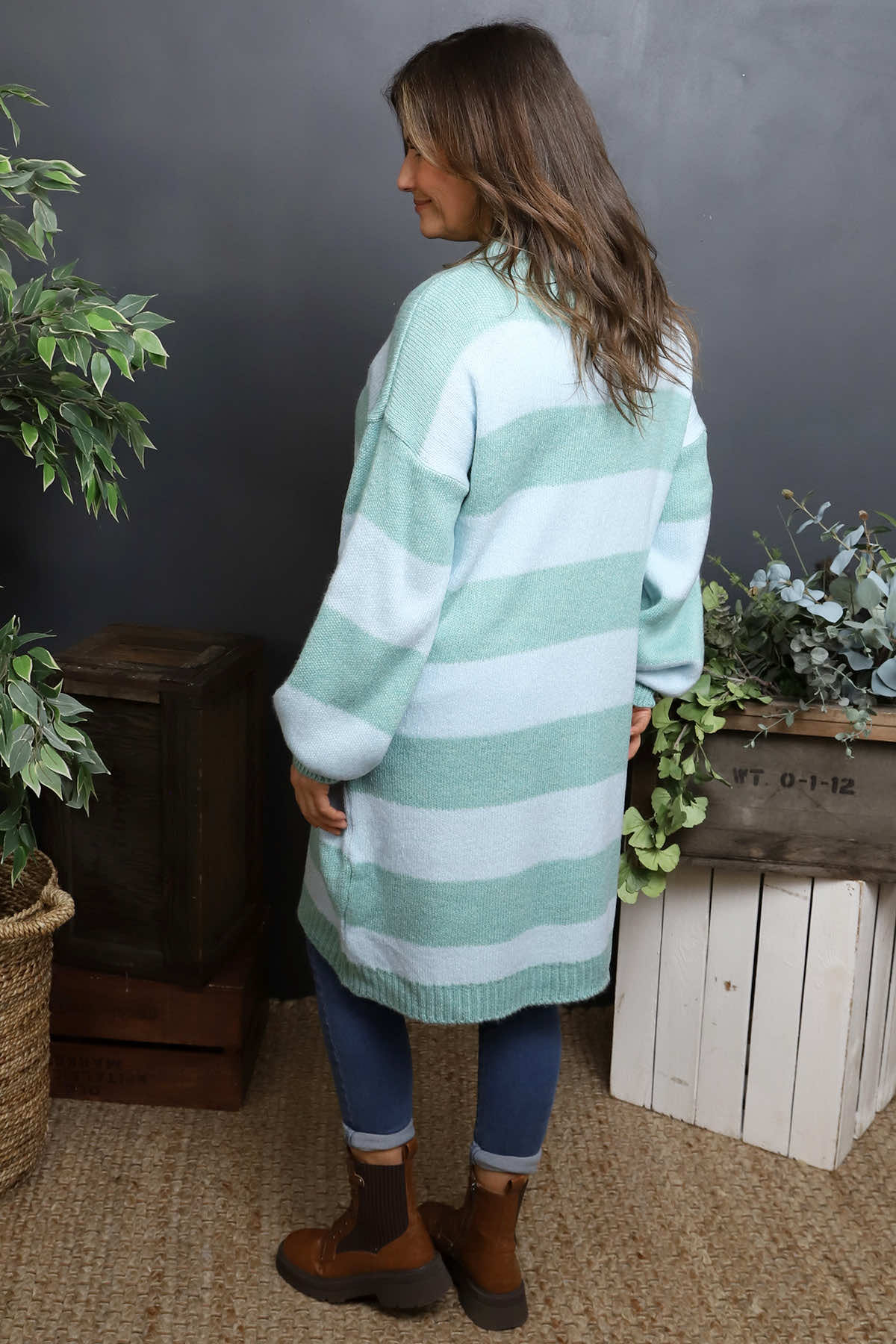 Osanna Stripe Knitted Jumper Light Blue