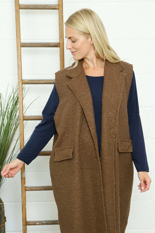 Kori Boucle Gilet Nutmeg - Image 3