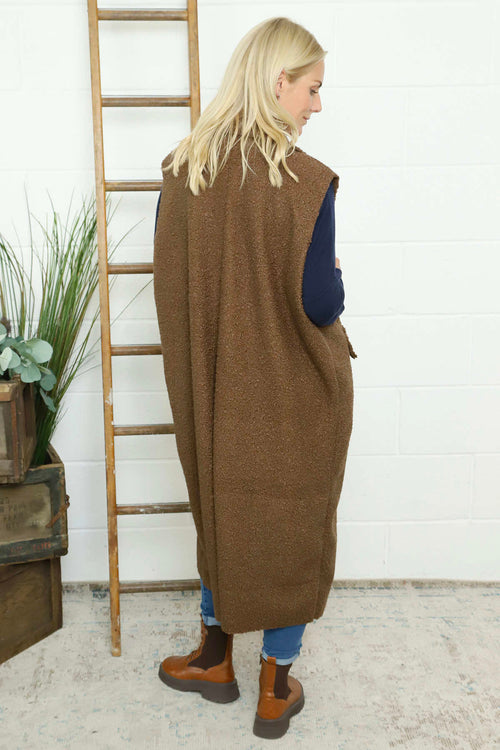 Kori Boucle Gilet Nutmeg - Image 4