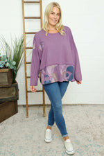 Doretta Cotton Top Purple Purple - Doretta Cotton Top Purple