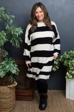 Osanna Stripe Knitted Jumper Stone Stone - Osanna Stripe Knitted Jumper Stone