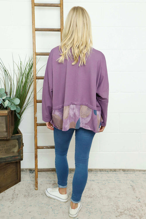 Doretta Cotton Top Purple - Image 4