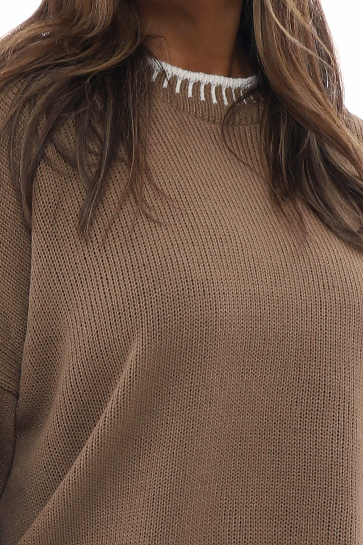 Maddie Knitted Jumper Camel