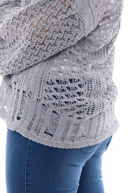 Mckinley Crochet Top Grey - Image 5