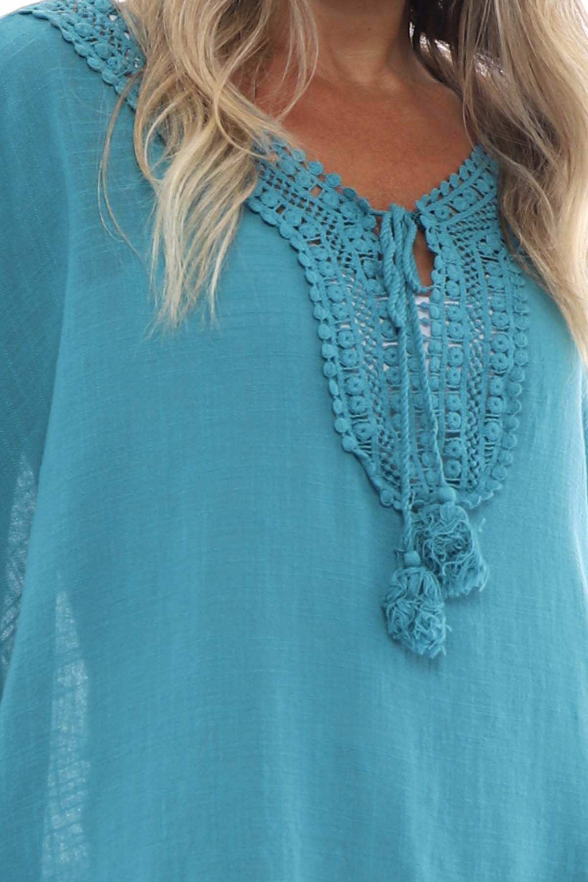 Exclusive Made in Italy Honey Cotton Kaftan Kit and Kaboodal