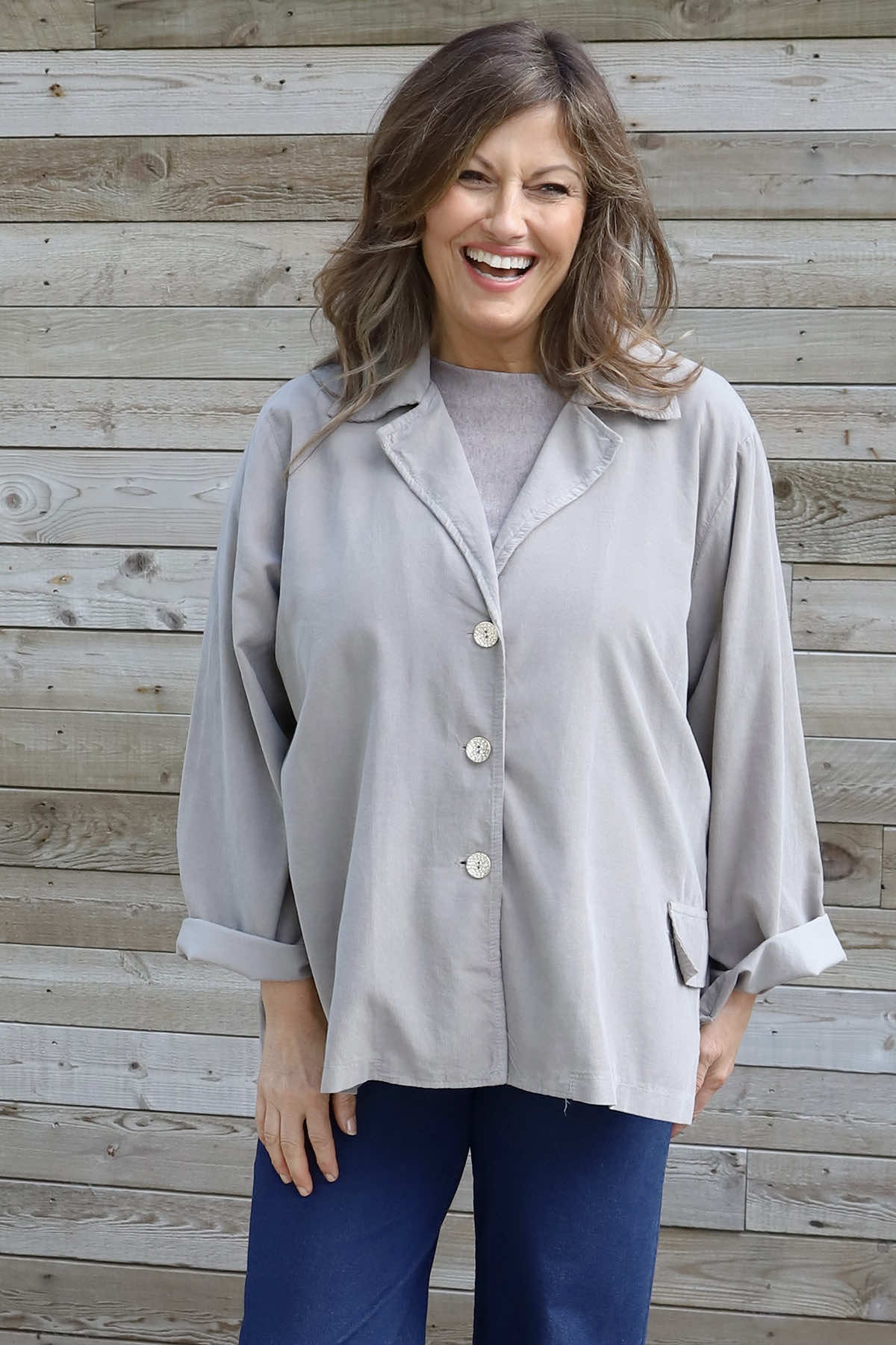 Gerano Needlecord Jacket Mocha