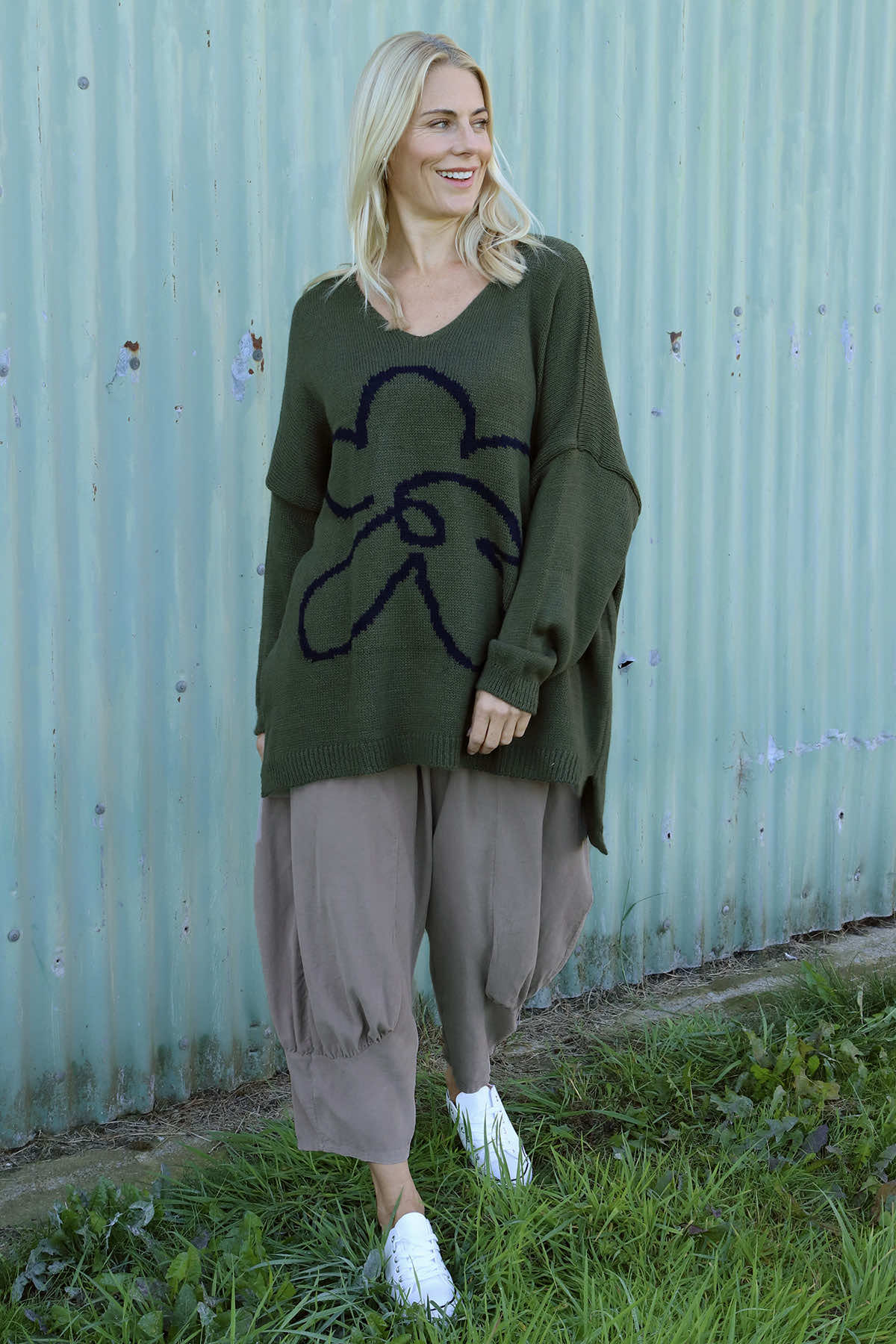 Olwen Needlecord Trousers Mocha