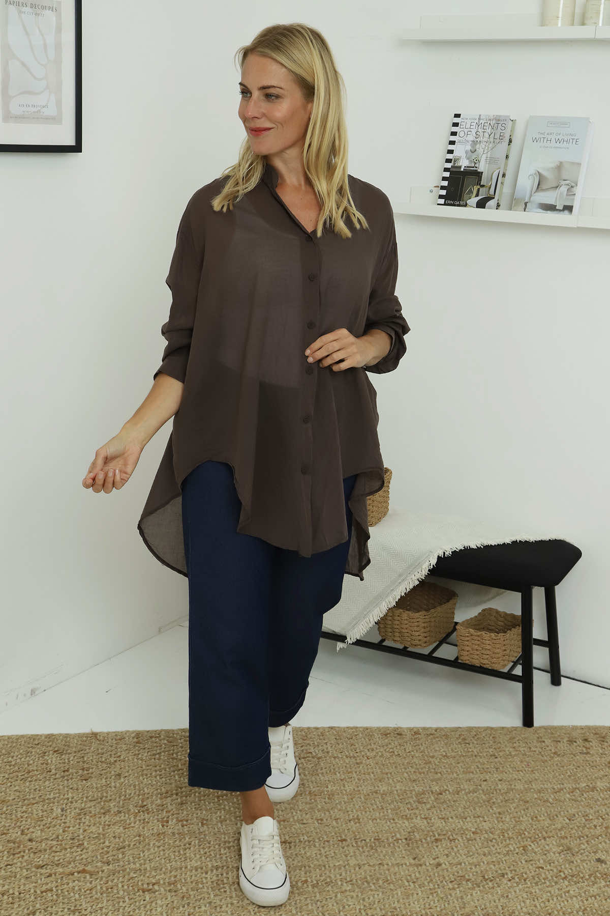 Johanna Cotton Shirt Cocoa