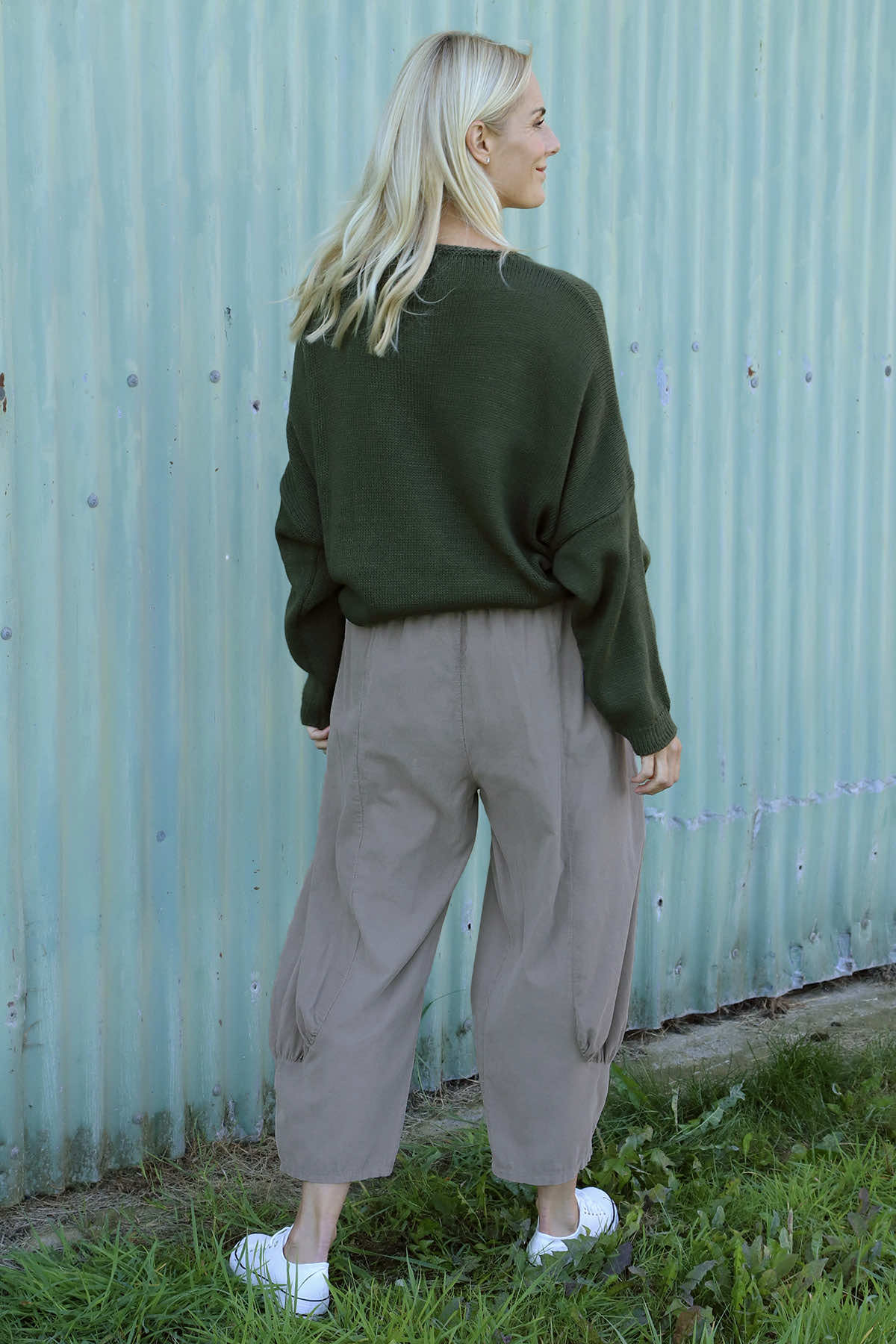 Olwen Needlecord Trousers Mocha