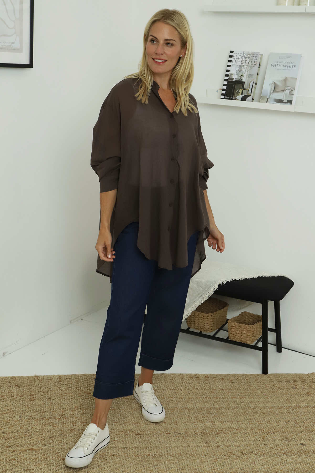 Johanna Cotton Shirt Cocoa