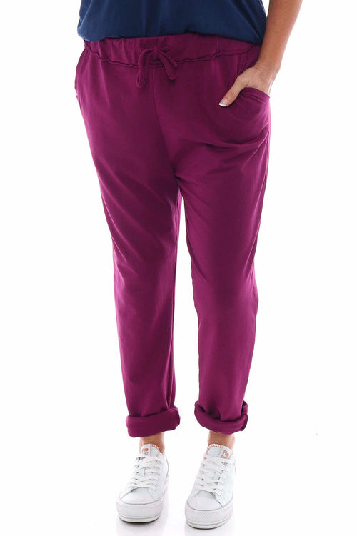 Didcot Jersey Pants Light Berry - Image 5
