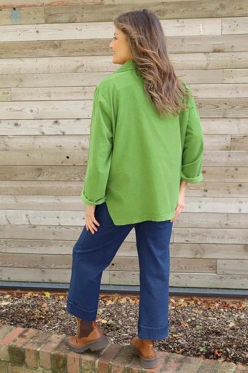 Gerano Needlecord Jacket Green - Image 4