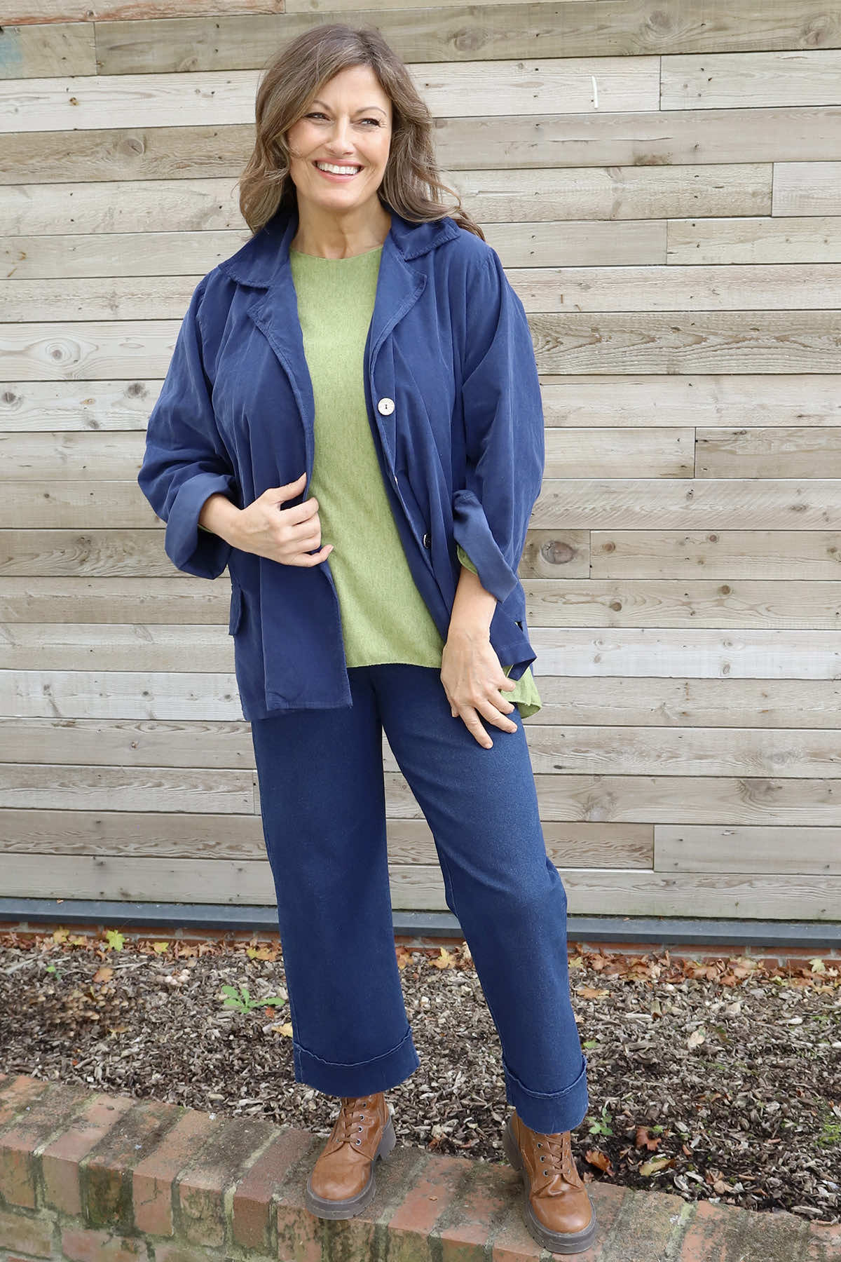 Gerano Needlecord Jacket Navy