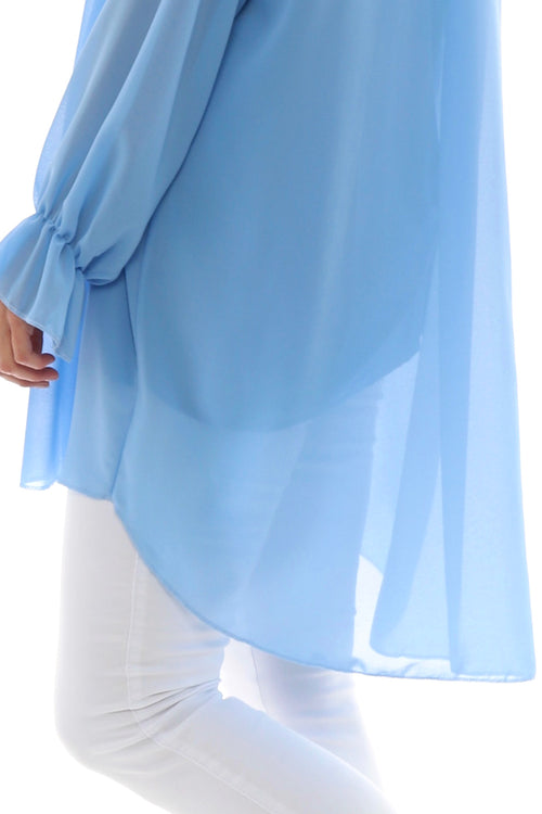Dorota Shirt Tunic Light Blue - Image 5