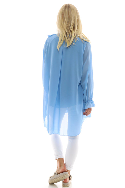 Dorota Shirt Tunic Light Blue - Image 6