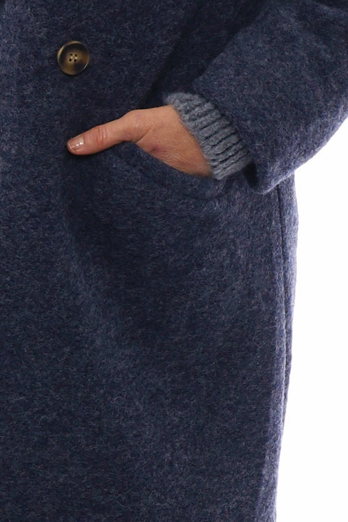 Hesper Wool Coat Blue Grey - Image 2