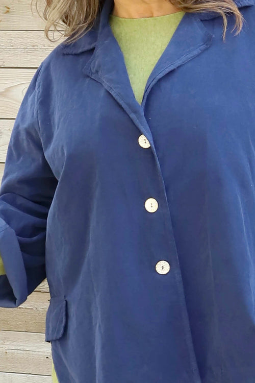 Gerano Needlecord Jacket Navy - Image 3