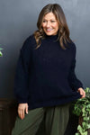 Melesina Boucle Jumper Navy