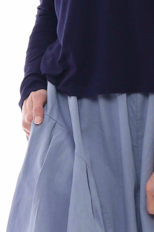 Lanelle Linen Trousers Blue Grey - Image 4