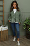 Kalkan Crinkle Cotton Jacket Khaki