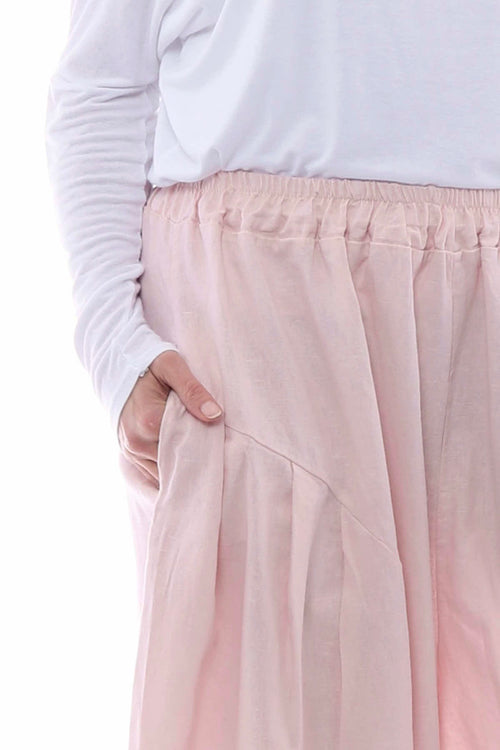 Lanelle Linen Trousers Pink - Image 4