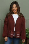 Kalkan Crinkle Cotton Jacket Wine