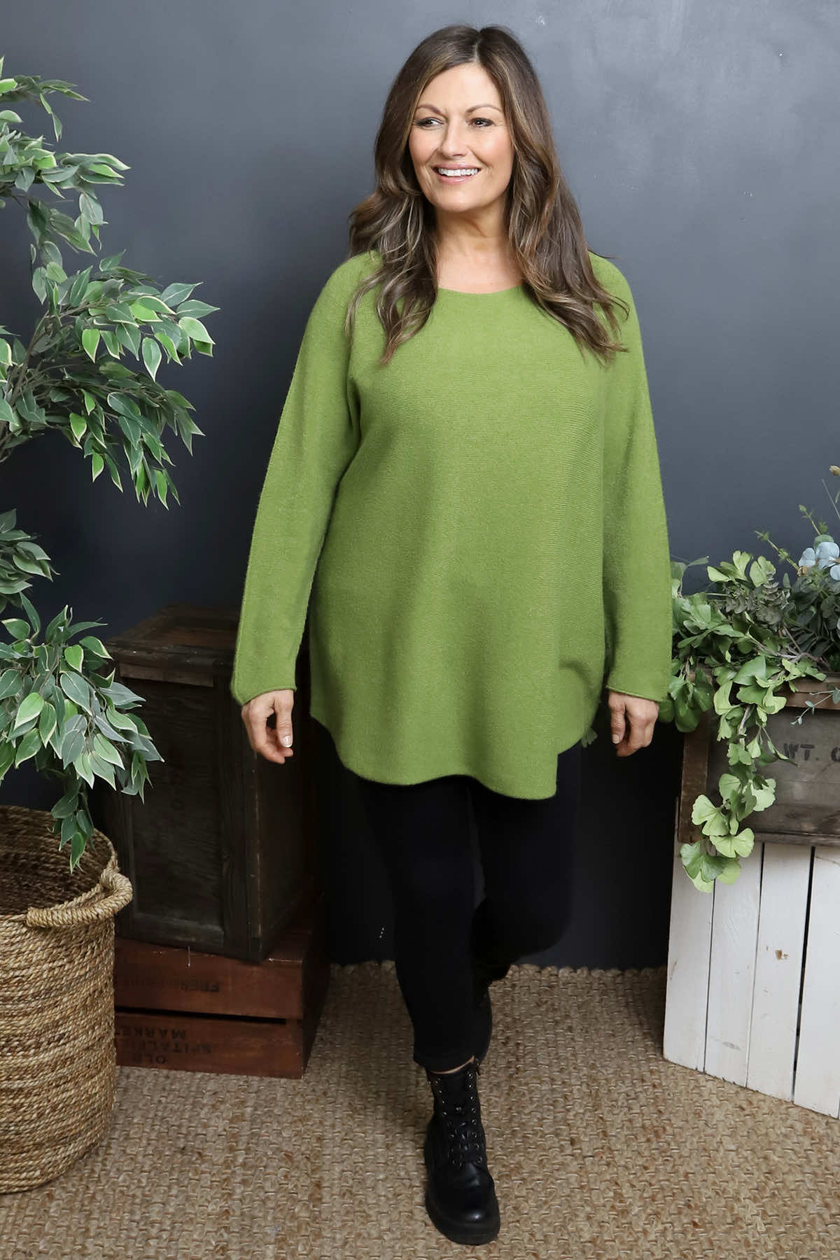 Alazne Jumper Olive