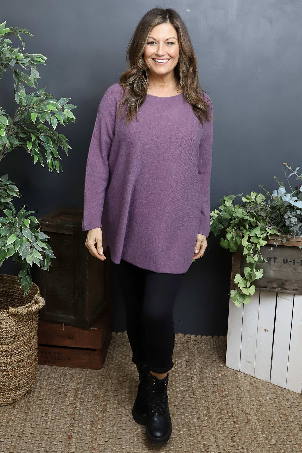 Alazne Jumper Purple