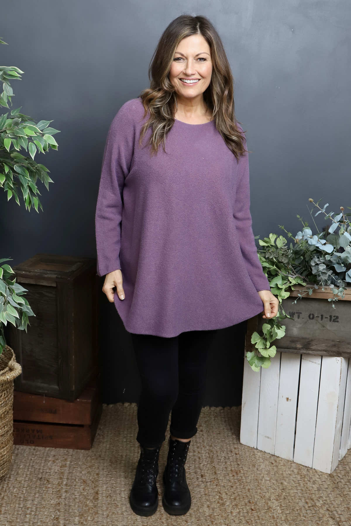 Alazne Jumper Purple