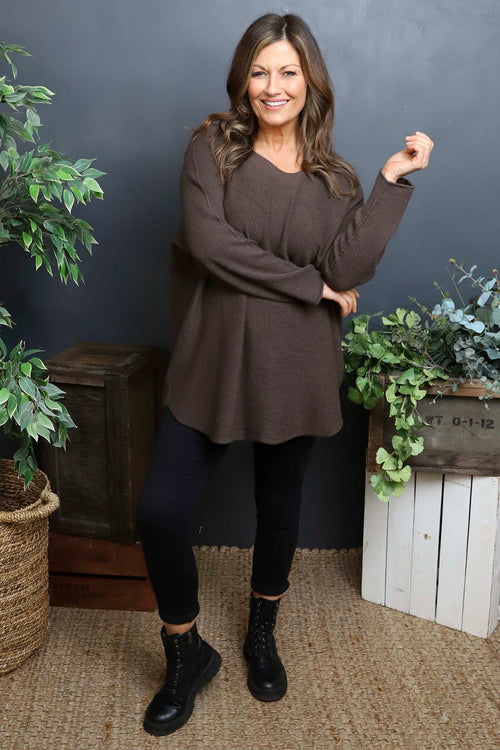 Alazne Jumper Cocoa - Image 3