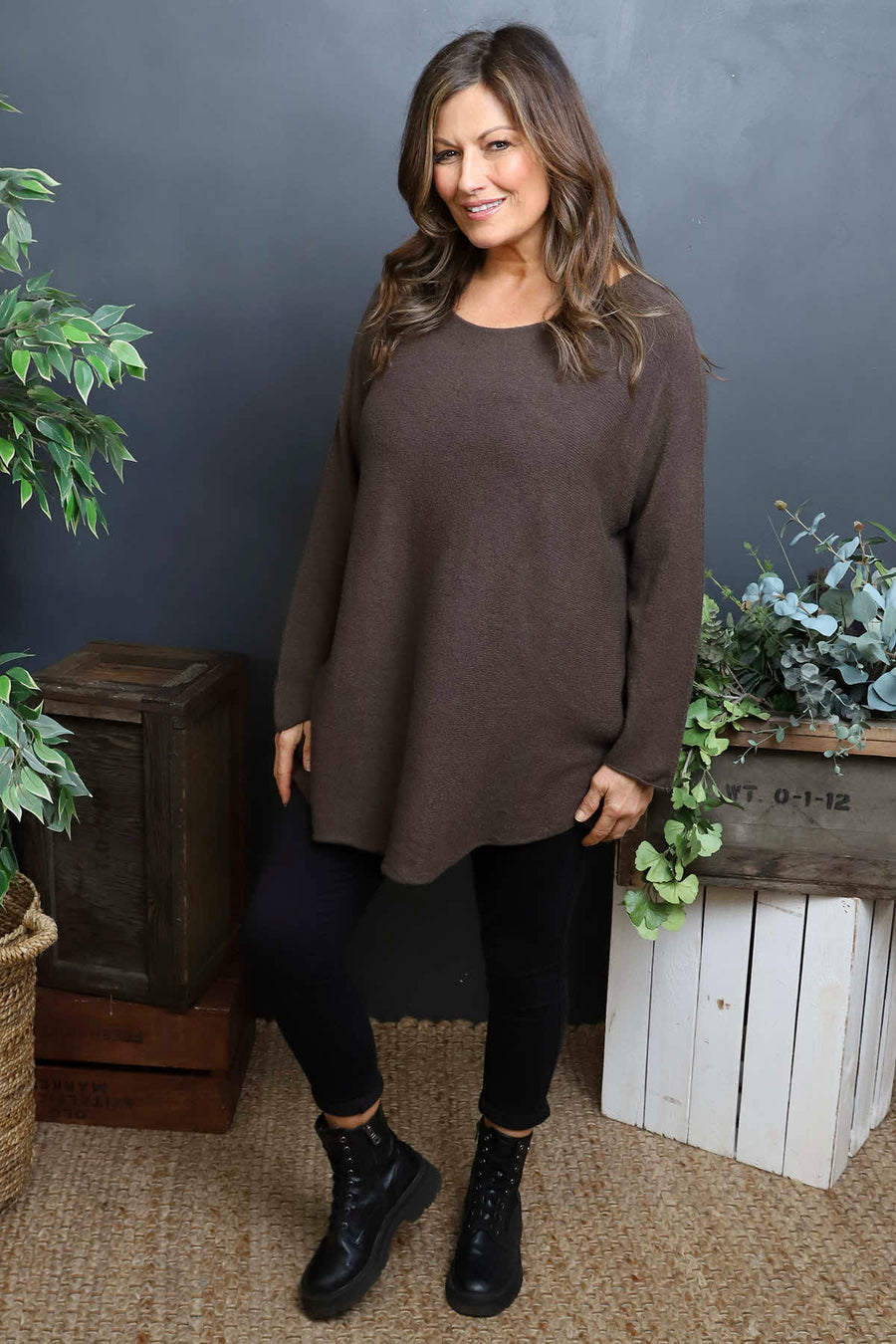 Alazne Jumper Cocoa