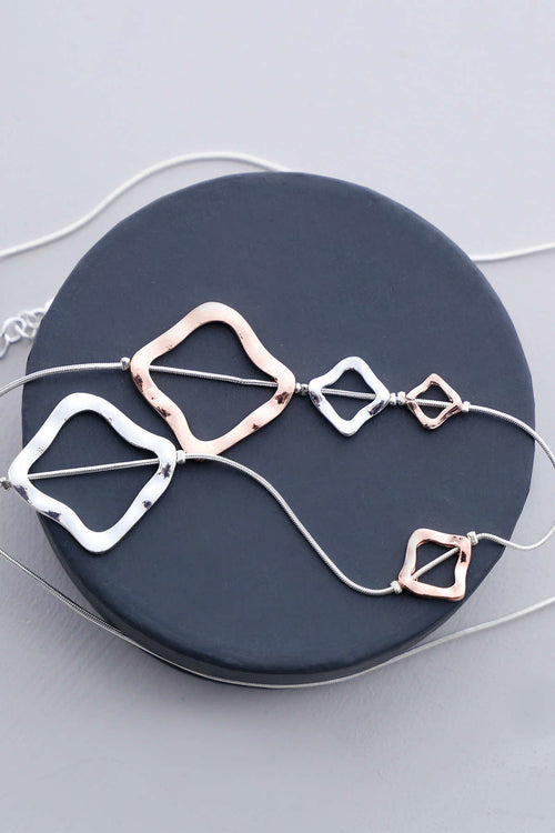 Xanthe Necklace Rose Gold - Image 2