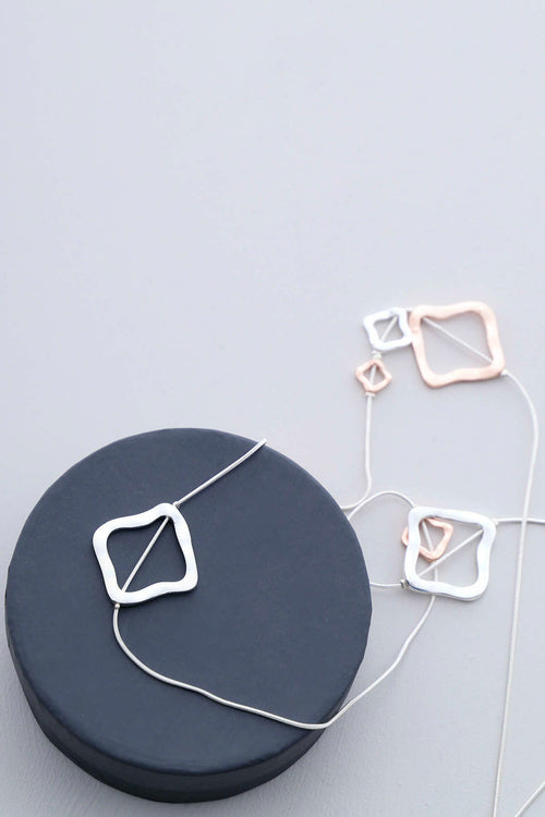 Xanthe Necklace Rose Gold - Image 3