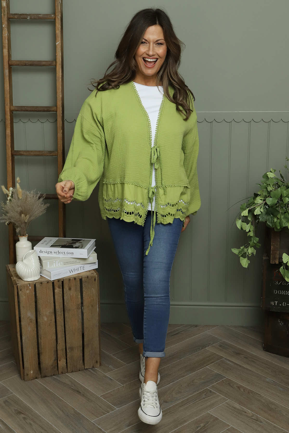 Kalkan Crinkle Cotton Jacket Olive