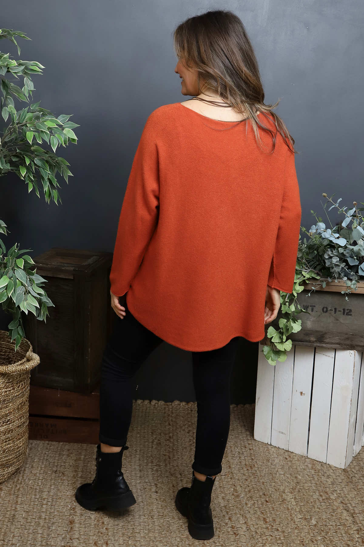 Alazne Jumper Burnt Orange