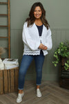 Kalkan Crinkle Cotton Jacket White