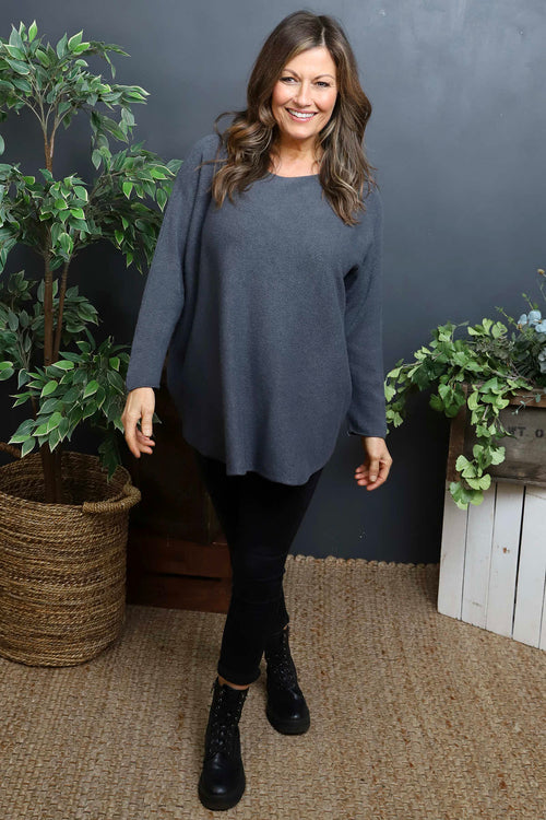 Alazne Jumper Charcoal - Image 3