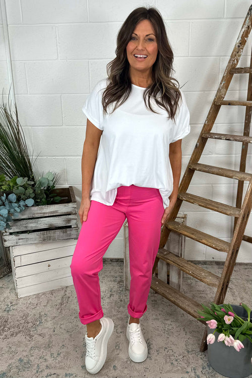 Colby Trousers Fuchsia - Image 3