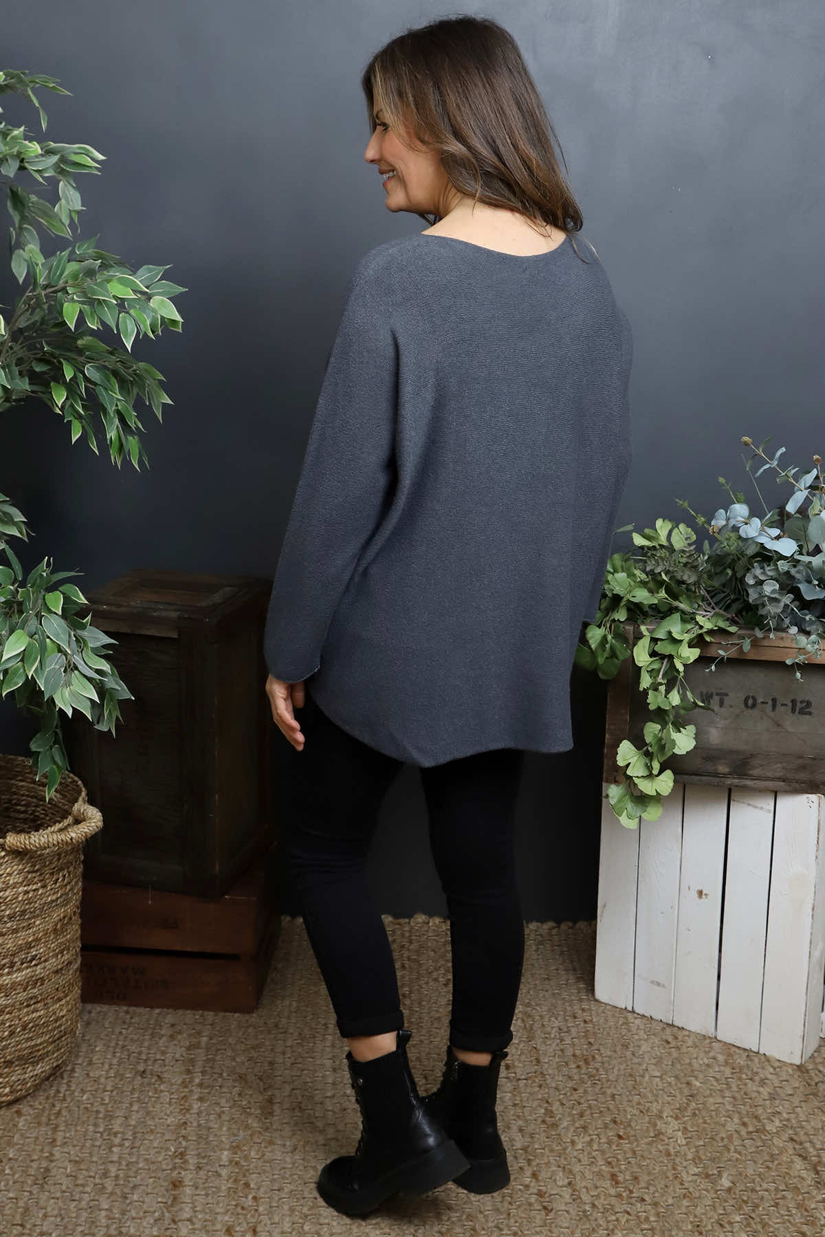 Alazne Jumper Charcoal