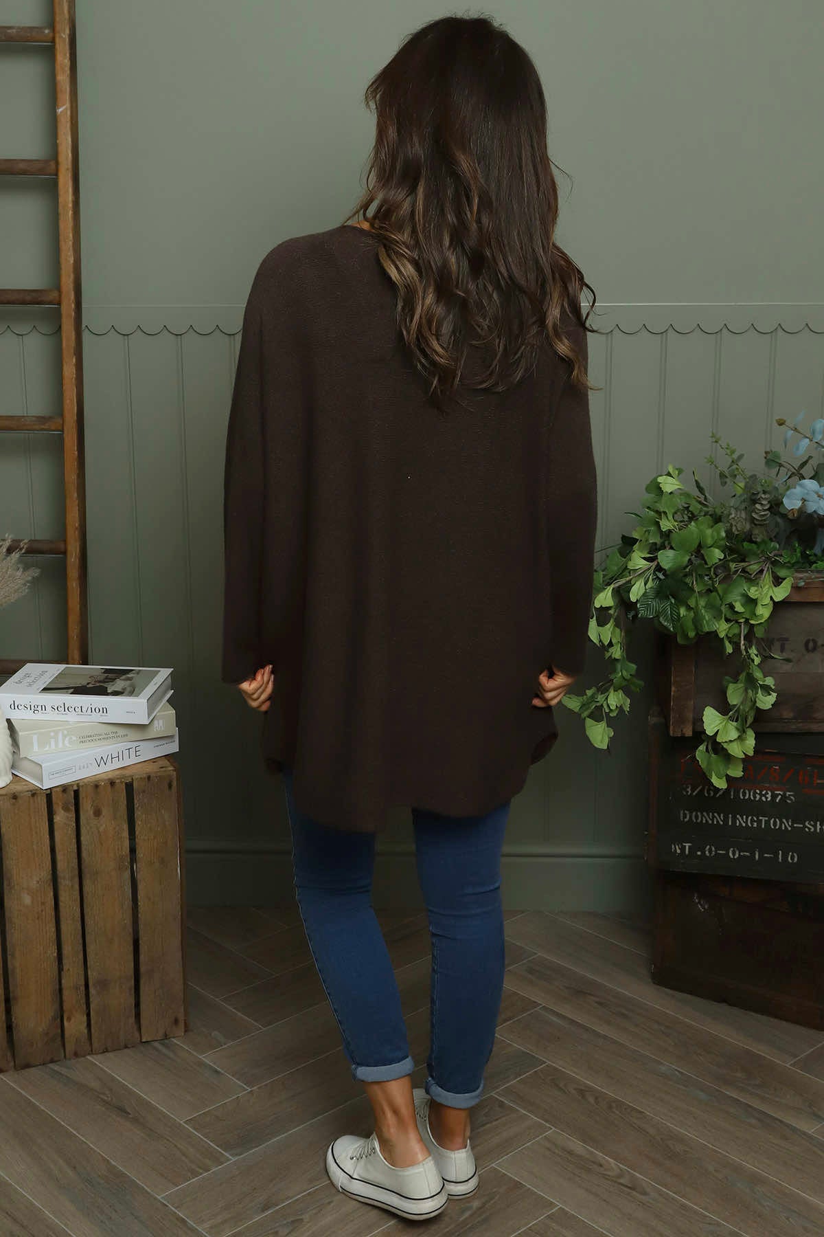 Lynna V-Neck Jumper Cocoa