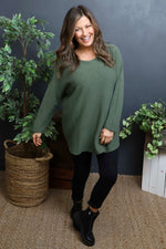 Alazne Jumper Khaki Khaki - Alazne Jumper Khaki