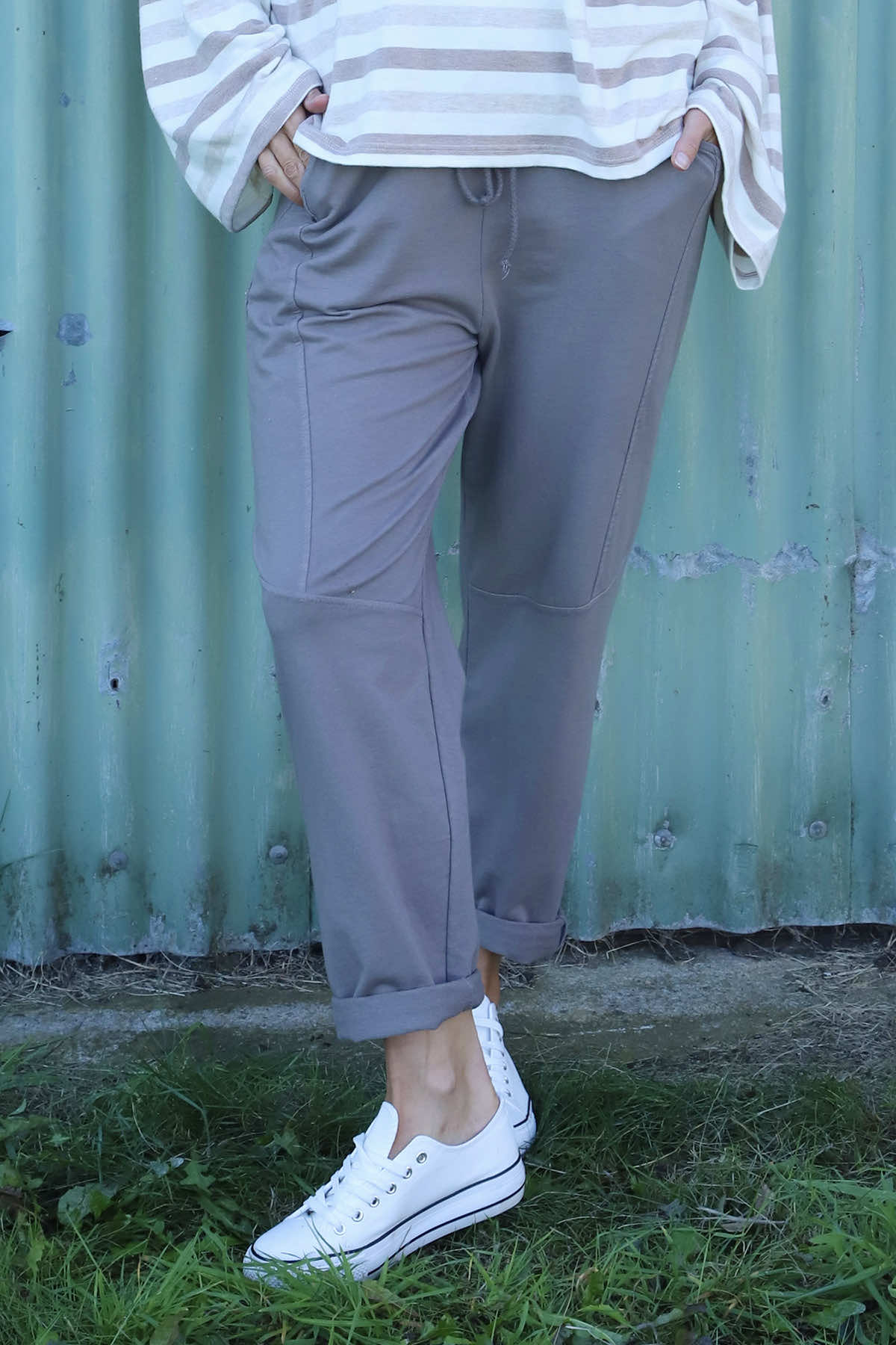 Katie Cotton Joggers Mocha