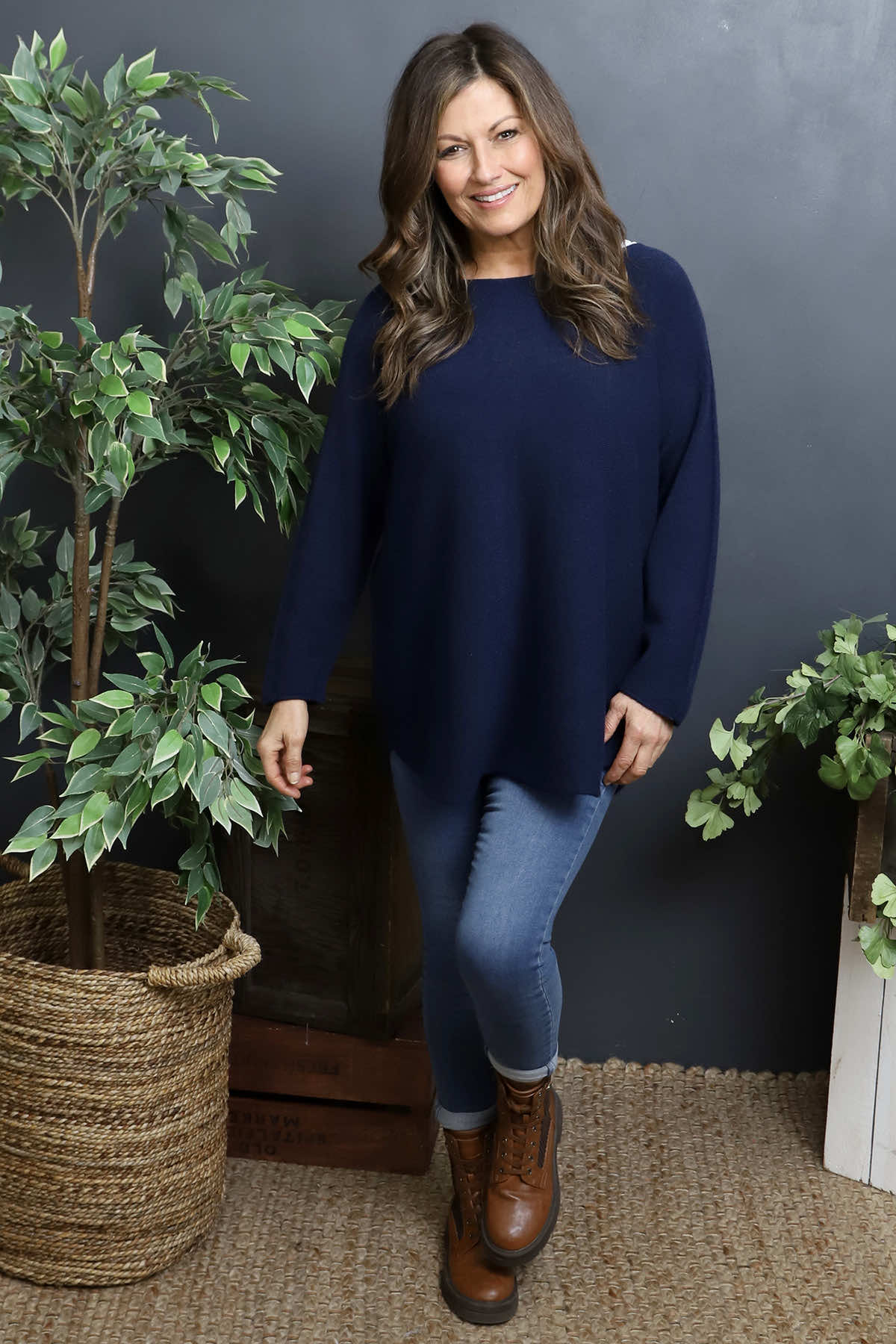 Alazne Jumper Navy