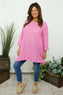 Annemarie Linen Tunic Fuchsia