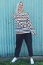 Sylvie Stripe Knit Top Nutmeg